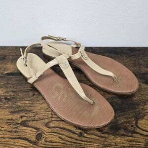 Circus Sam Edelman Cayden Sandals Women's Size 10M Thong T-Strap Flat Buckle